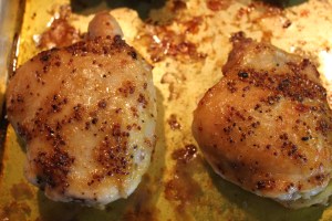 Roasted Chicken Thighs