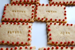 Personalized Christmas Cookies