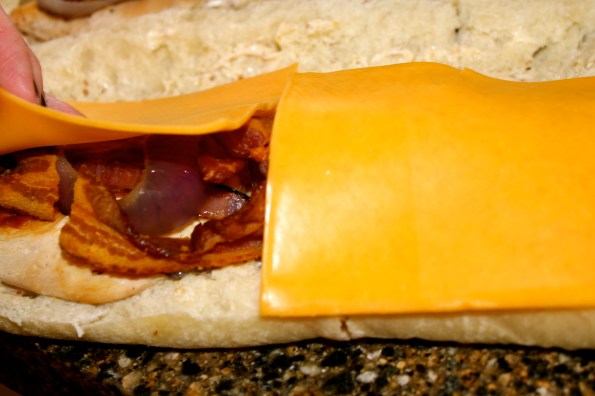 Chicken, Cheddar and Bacon Sandwiches